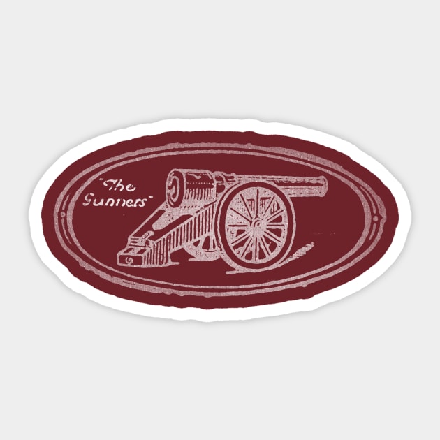 Vintage Arsenal 1922 Sticker by TerraceTees